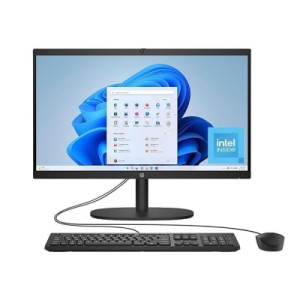 Компьютер HP 22-dg0003ua AiO / i3-N300, 8, 512, WiFi, кл+м, black (C31FREA)
