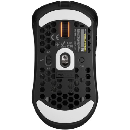 Мышка Hator Stellar Wireless/Bluetooth/USB Black (HTM650)