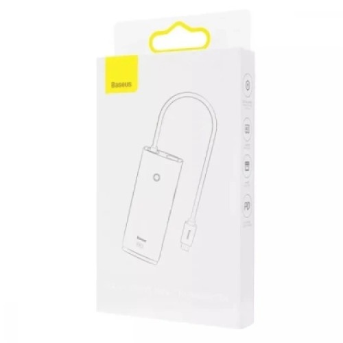 Концентратор Baseus USB-C 5-in-1 HDMI + 3xUSB 3.0 + PD black (WKQX040001)