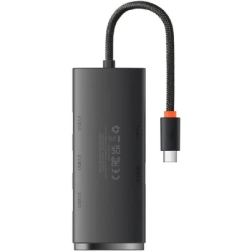 Концентратор Baseus USB-C to 4xUSB 3.0 0.25m black (WKQX030301) Концентратор Baseus USB-C to 4xUSB 3.0 0.25m black (WKQX030301)