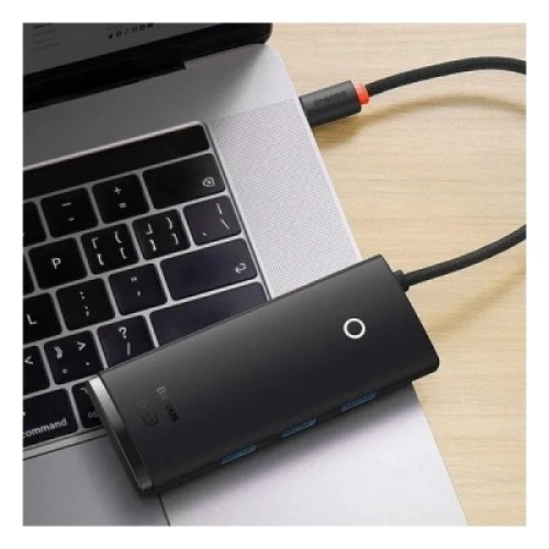 Концентратор Baseus USB 3.0 to 4xUSB 3.0 0.25m black (WKQX030001) Концентратор Baseus USB 3.0 to 4xUSB 3.0 0.25m black (WKQX030001)