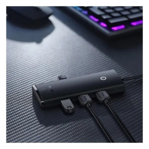 Концентратор Baseus USB 3.0 to 4xUSB 3.0 0.25m black (WKQX030001) Концентратор Baseus USB 3.0 to 4xUSB 3.0 0.25m black (WKQX030001)