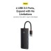 Концентратор Baseus USB-C to 4xUSB 3.0 1.0m black (WKQX030401) Концентратор Baseus USB-C to 4xUSB 3.0 1.0m black (WKQX030401)