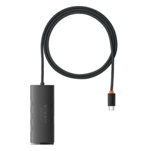 Концентратор Baseus USB-C to 4xUSB 3.0 1.0m black (WKQX030401) Концентратор Baseus USB-C to 4xUSB 3.0 1.0m black (WKQX030401)