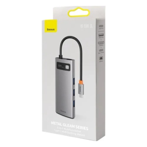 Концентратор Baseus USB-C 6-in-1 (CAHUB-CW0G) Концентратор Baseus USB-C 6-in-1 (CAHUB-CW0G)