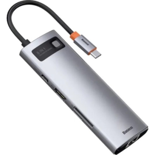 Концентратор Baseus USB-C 8-in-1 (CAHUB-CV0G) Концентратор Baseus USB-C 8-in-1 (CAHUB-CV0G)
