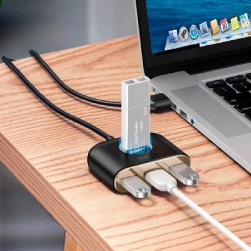 Концентратор Baseus USB 3.0 to 1xUSB 3.0 + 3xUSB 2.0 1.0m (CAHUB-AY01) Концентратор Baseus USB 3.0 to 1xUSB 3.0 + 3xUSB 2.0 1.0m (CAHUB-AY01)
