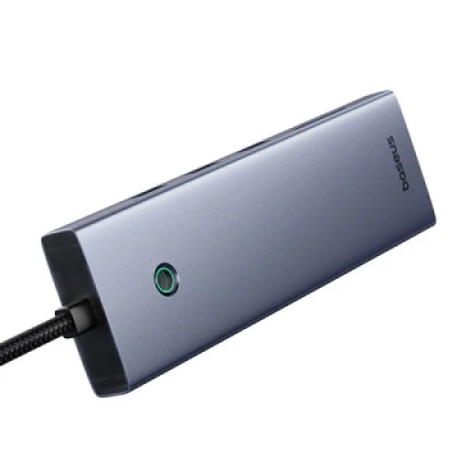 Концентратор Baseus USB-C 10-in-1 HDMI 4K60Hz + VGA + 3xUSB 3.0 + PD + RJ45 1000Mbps + SD/TF + 3.5mm gray (B0005280C811-00) Концентратор Baseus USB-C 10-in-1 HDMI 4K60Hz + VGA + 3xUSB 3.0 + PD + RJ45 1000Mbps + SD/TF + 3.5mm gray (B0005280C811-00)