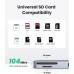 Концентратор Ugreen 2xUSB-C to 3xUSB 3.0 + SD/TF + PD CM251 gray (60560)