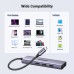 Концентратор Ugreen USB-C to HDMI + 3xUSB 3.0 + PD CM511 gray (15596) Концентратор Ugreen USB-C to HDMI + 3xUSB 3.0 + PD CM511 gray (15596)
