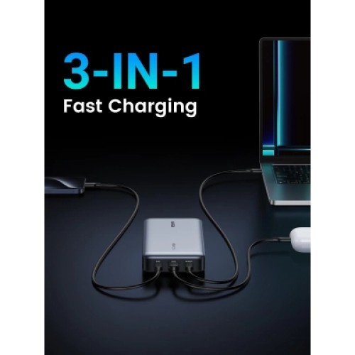 Концентратор Ugreen USB-C to HDMI + 2xUSB 3.2 + USB-C 3.2 + RJ45 + PD CM512 gray (45000) Концентратор Ugreen USB-C to HDMI + 2xUSB 3.2 + USB-C 3.2 + RJ45 + PD CM512 gray (45000)