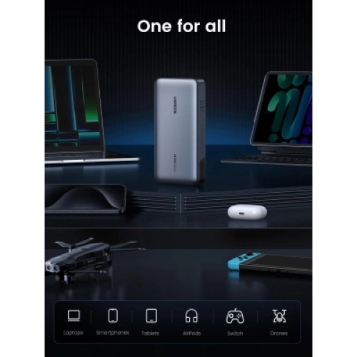 Концентратор Ugreen USB-C to HDMI + 2xUSB 3.2 + USB-C 3.2 + RJ45 + PD CM512 gray (45000) Концентратор Ugreen USB-C to HDMI + 2xUSB 3.2 + USB-C 3.2 + RJ45 + PD CM512 gray (45000)