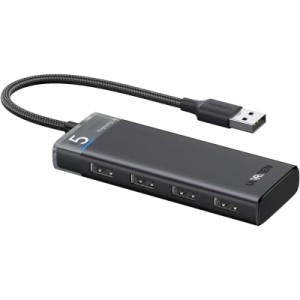 Концентратор Ugreen USB 3.0 to 4xUSB 3.2 Gen1 CM653 black (15548)