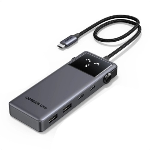 Концентратор Ugreen USB-C to HDMI + 2xUSB 3.2 + 2xUSB-C 3.2 + PD CM888 gray (35998) Концентратор Ugreen USB-C to HDMI + 2xUSB 3.2 + 2xUSB-C 3.2 + PD CM888 gray (35998)