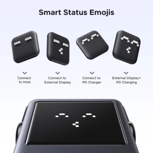 Концентратор Ugreen USB-C to HDMI + 2xUSB 3.2 + 2xUSB-C 3.2 + PD CM888 gray (35998) Концентратор Ugreen USB-C to HDMI + 2xUSB 3.2 + 2xUSB-C 3.2 + PD CM888 gray (35998)