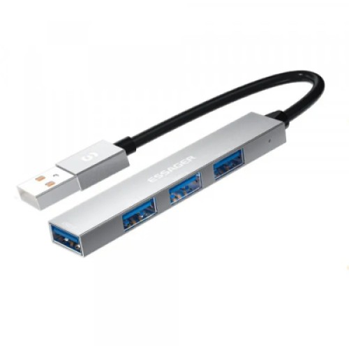 Концентратор Essager USB 2.0 to 4xUSB 2.0 (EHBA04-FY10-P) Концентратор Essager USB 2.0 to 4xUSB 2.0 (EHBA04-FY10-P)