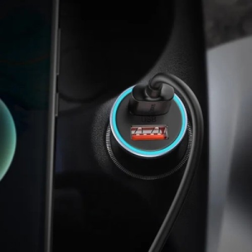 Зарядное устройство Baseus 2xUSB QC3.0 + cable USB to USB-C 40W Golden Contactor Pro dark gray (TZCCJD-A0G)