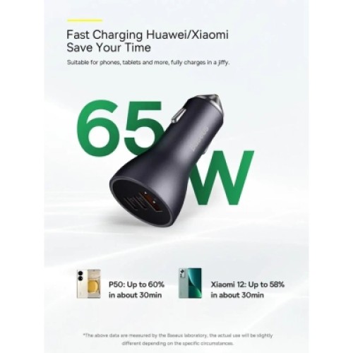 Зарядное устройство Baseus 1xUSB + 2xUSB-C 65W Golden Contactor Pro dark gray (CGJP010013) Зарядное устройство Baseus 1xUSB + 2xUSB-C 65W Golden Contactor Pro dark gray (CGJP010013)