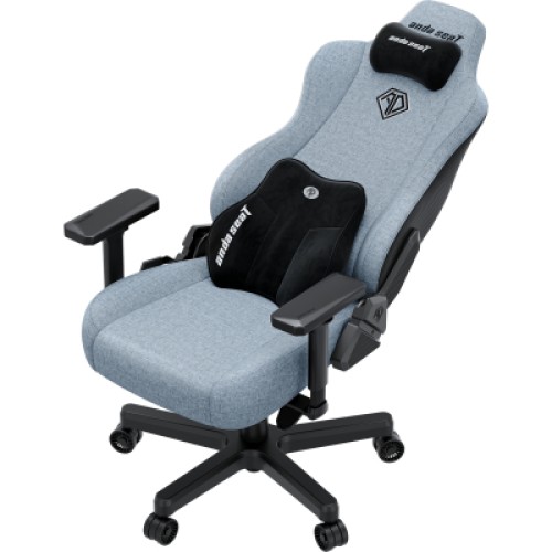 Кресло игровое AndaSeat Kaiser 3E Fabric XL Gray/Blue (AD23YC-XL-09-T-CF-T01) Кресло игровое AndaSeat Kaiser 3E Fabric XL Gray/Blue (AD23YC-XL-09-T-CF-T01)