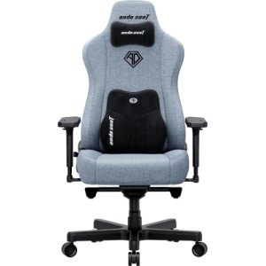 Крісло ігрове AndaSeat Kaiser 3E Fabric XL Gray/Blue (AD23YC-XL-09-T-CF-T01)
