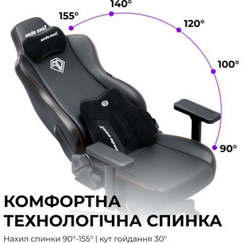Кресло игровое AndaSeat Novis Plus Fabric XL Black (AD23YC-XL-01-B-F-B04) Кресло игровое AndaSeat Novis Plus Fabric XL Black (AD23YC-XL-01-B-F-B04)