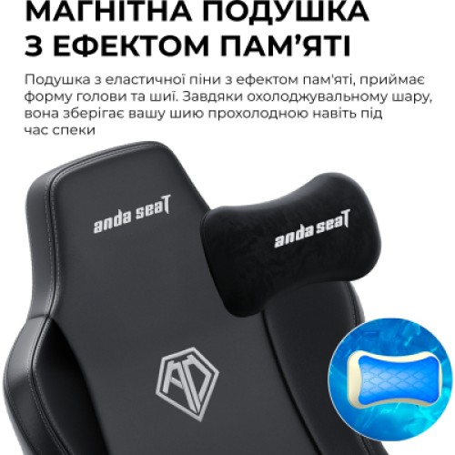 Кресло игровое AndaSeat Novis Plus Fabric XL Dark Grey (AD23YC-XL-01-GB-F-G04) Кресло игровое AndaSeat Novis Plus Fabric XL Dark Grey (AD23YC-XL-01-GB-F-G04)