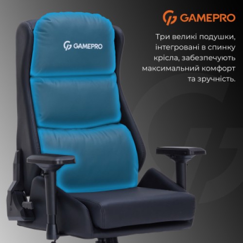 Кресло игровое GamePro GC760DG Fabric Dark Gray (GC760DG) Кресло игровое GamePro GC760DG Fabric Dark Gray (GC760DG)