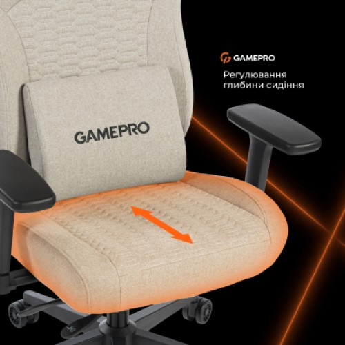 Кресло игровое GamePro GC760LG Fabric Light Gray (GC760LG) Кресло игровое GamePro GC760LG Fabric Light Gray (GC760LG)
