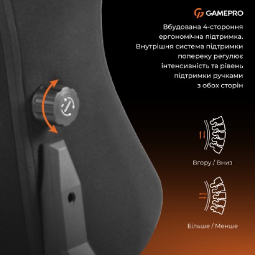 Кресло игровое GamePro GC775B Fabric Black (GC775B) Кресло игровое GamePro GC775B Fabric Black (GC775B)