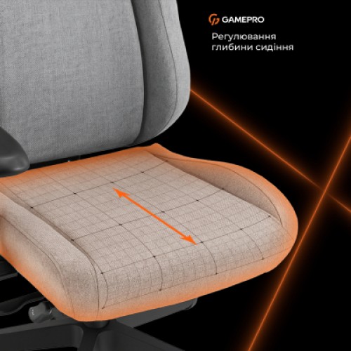 Кресло игровое GamePro GC925G Fabric Gray (GC925G) Кресло игровое GamePro GC925G Fabric Gray (GC925G)
