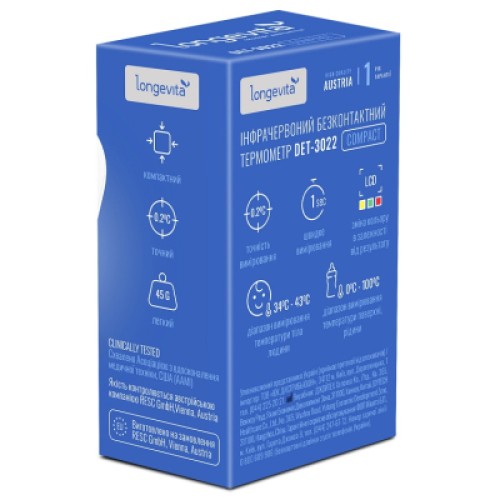 Термометр Longevita DET-3022 Термометр Longevita DET-3022