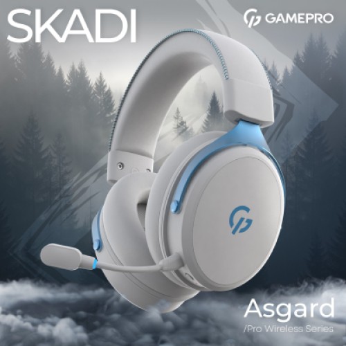 Наушники GamePro Asgard Skadi Wireless White/Blue (HSW191WB)