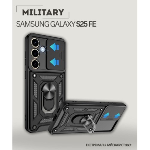 Чехол для мобильного телефона BeCover Military Samsung Galaxy S25 FE SM-S731 Black (714385)