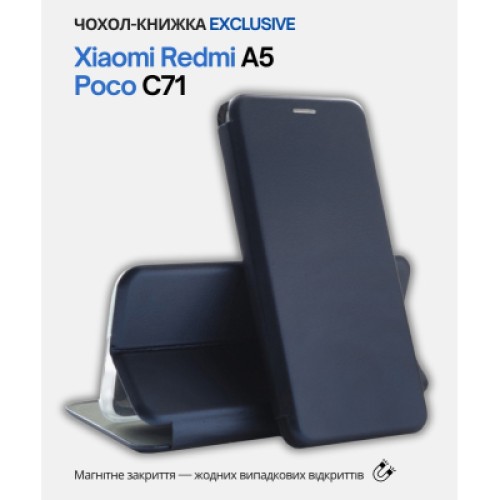 Чехол для мобильного телефона BeCover Exclusive Xiaomi Redmi A5 / Poco C71 Deep Blue (714399) Чехол для мобильного телефона BeCover Exclusive Xiaomi Redmi A5 / Poco C71 Deep Blue (714399)