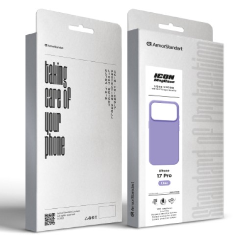 Чехол для мобильного телефона Armorstandart ICON2 MagCase Apple iPhone 17 Pro Lilac (ARM87083) Чехол для мобильного телефона Armorstandart ICON2 MagCase Apple iPhone 17 Pro Lilac (ARM87083)