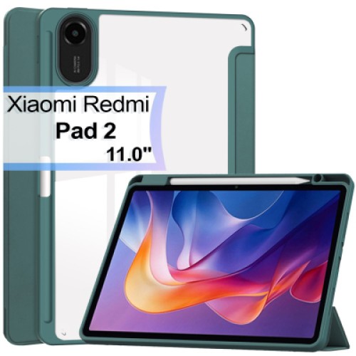 Чехол для планшета BeCover Soft Edge TPU Xiaomi Redmi Pad 2 11.0" Dark Green (713658)
