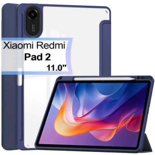 Чехол для планшета BeCover Soft Edge TPU Xiaomi Redmi Pad 2 11.0" Deep Blue (713657)