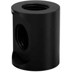 Фитинг для СЖО Ekwb EK-Quantum Torque Splitter 3F T - Black (3831109826683)