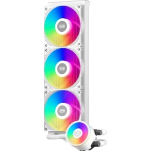 Система рідинного охолодження PcCooler СРО PсCOOLER DA360 PRO ARGB білий IntelLGA 20XX/1700/1200/115X/1851 AMD AM5/AM4 (DA360 Pro ARGB Digital WH)