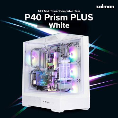 Корпус Zalman P40PRISMPLUSWHITE Корпус Zalman P40PRISMPLUSWHITE