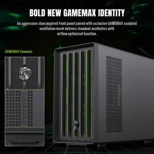 Корпус Gamemax Claw 360 BK Корпус Gamemax Claw 360 BK
