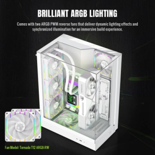 Корпус Gamemax T20 WH Корпус Gamemax T20 WH