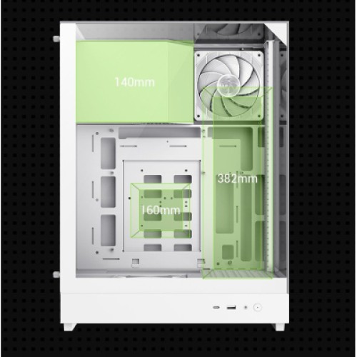 Корпус Gamemax T20 WH Корпус Gamemax T20 WH