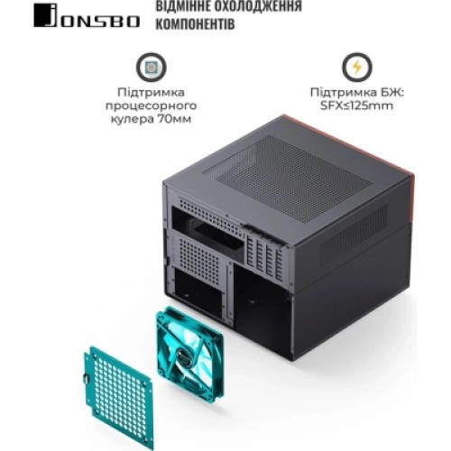 Корпус JONSBO N4 Black Корпус JONSBO N4 Black