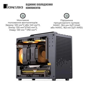 Корпус JONSBO Z20 SFX 600W Black (Z20 600W Black)