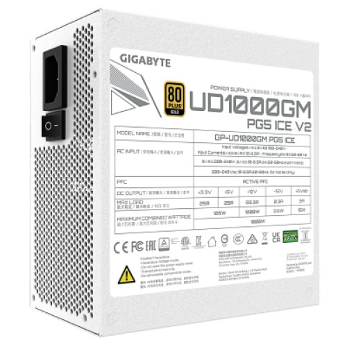 Блок питания GIGABYTE 1000W (GP-UD1000GM PG5 ICE)