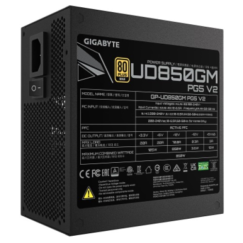 Блок питания GIGABYTE 850W (GP-UD850GM PG5 V2)