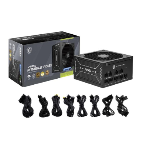 Блок питания MSI 750W MAG A750GLS PCIE5 (MAG A750GLS PCIE5)
