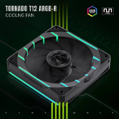 Кулер для корпуса Gamemax Tornado T12 ARGB-R Кулер для корпуса Gamemax Tornado T12 ARGB-R