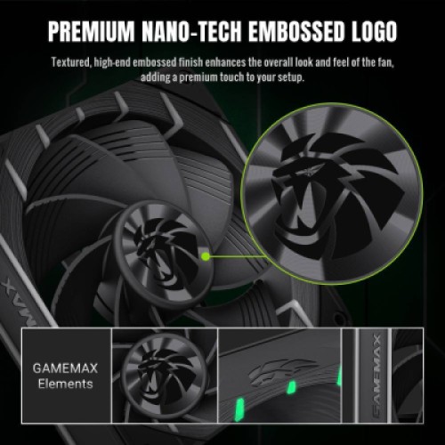 Кулер для корпуса Gamemax Tornado T12 ARGB-R Кулер для корпуса Gamemax Tornado T12 ARGB-R